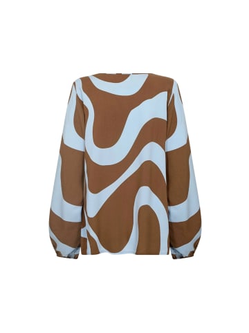 Wasabi Concept Hemd WA-CHANITA 1 in 8710C TOFFEE COMBI