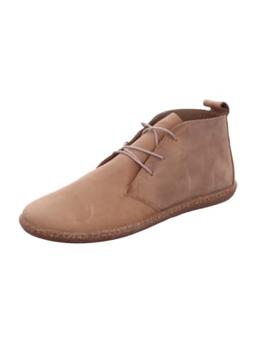 Esgano Damenschnürrstiefel kalt flach Da.-Sneaker in  Beige