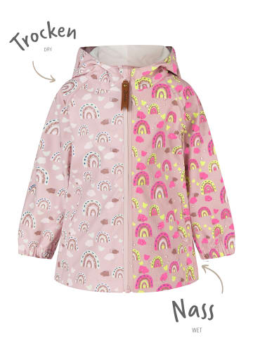 Sterntaler Farbwechsel Regenjacke Regenbogen in rose