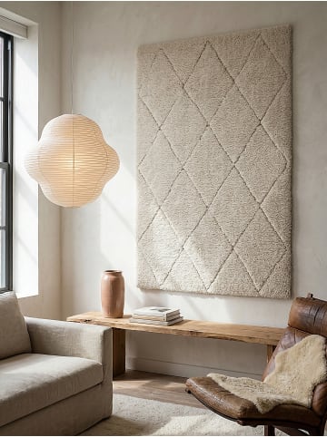 KADIMA DESIGN Shaggy-Teppich Berber weich wohnlich Wohnzimmer Schlafzimmer in Creme