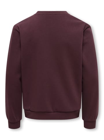 KIDS ONLY Sweatshirt Rundhals Schriftzug Kogmonja in fudge love