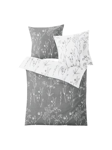 Kleine Wolke Bettwäsche Satin Savannah in grau