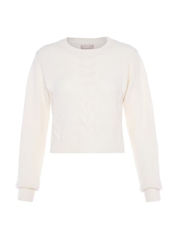 Jalene Damen Sweater in WOLLWEISS