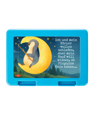 Mr. & Mrs. Panda Lunchbox Pinguin Mond Design mit Spruch in Weiß