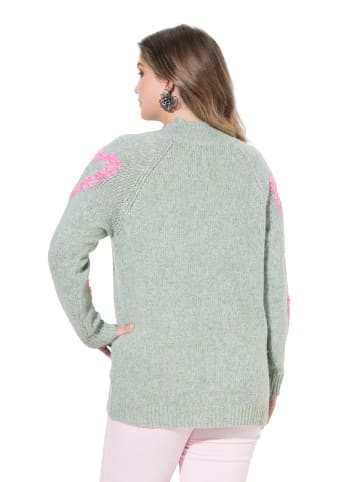 MIAMODA Pullover in helles naturgrün