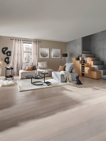 Heine Dekoschal in offwhite-braun