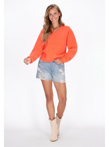 IZIA Women Sweater in orange