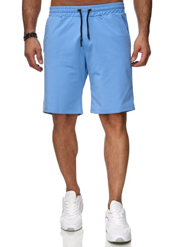 RESLAD Shorts Basic Sweathose in hellblau