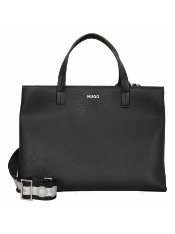 HUGO Women's Bel Tote W.L. - Henkeltasche 39 cm (black) in schwarz