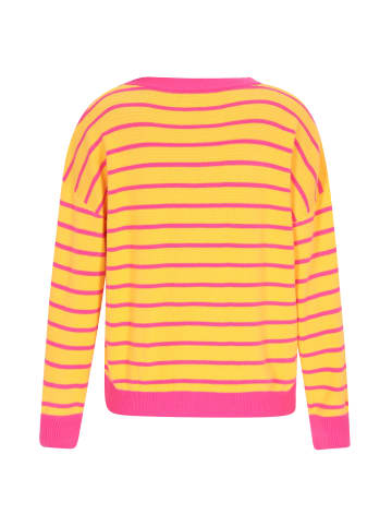 Swirly Women Sweater in Orange Multicolor