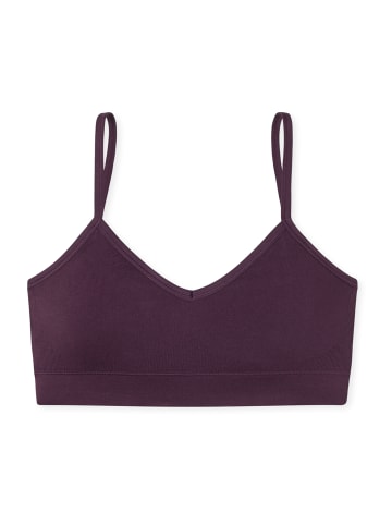 Schiesser Bustier Seamless Matt in pflaume