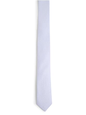 Finshley & Harding London Krawatte in hellblau silber - 0001