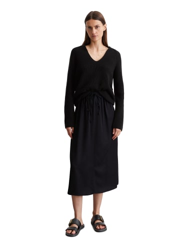 Marc O'Polo V-Neck-Strickpullover slim in Schwarz