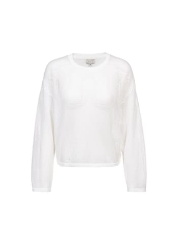 Herrlicher LIA LUNA KNIT COTTON MIX Strickpullover in Creme
