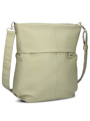 Zwei Mademoiselle M140 - Schultertasche 35 cm (nubuk-cappuccino) in jade