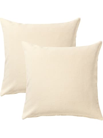 Erwin Müller Kissenhülle 2er-Pack London in creme