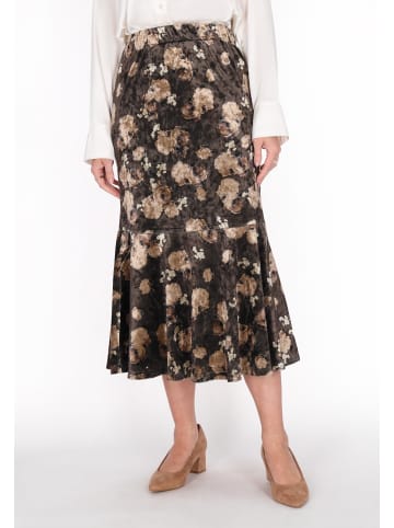 Usha Women Skirt in brown multicolor