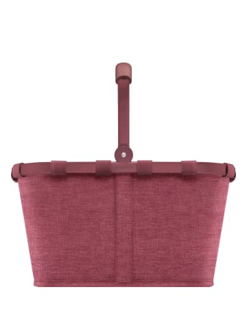 Reisenthel Carrybag - Einkaufskorb (cord dark matcha) in twist maroon