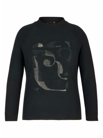 Rabe Stehkragenpullover für Damen in schwarz