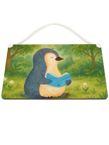 Mr. & Mrs. Panda Wanddekoration Pinguin Buch Design ohne Spruch in Weiß