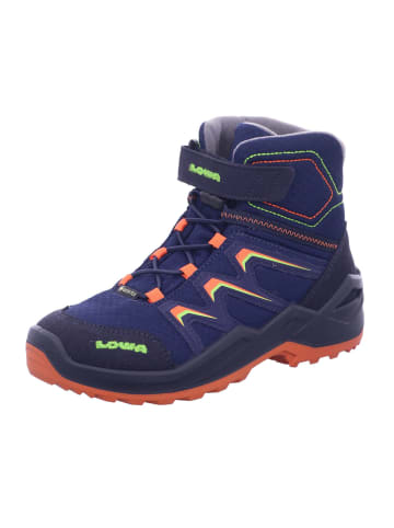 LOWA Outdoorschuh MADDOX WARM GTX MID in navy/orange