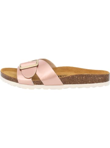 Palado Pantoletten Tinos in Rosa Lack/Gold
