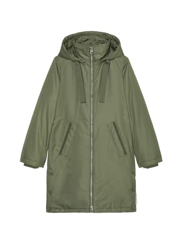 Marc O'Polo Parka mit abnehmbarer Kapuze fitted in olive crop