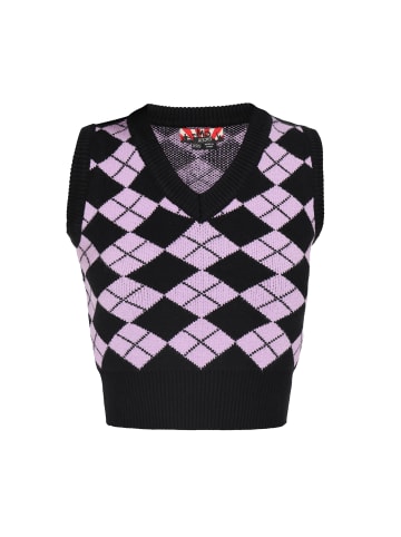 myMo ROCKS Vest in black lilac