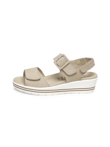 VITAFORM Nubukleder Sandalen in beige