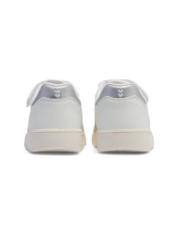 Hummel Hummel Klettverschluss Sneaker Handball Perfekt Lebensstil Kinder in WHITE/SILVER