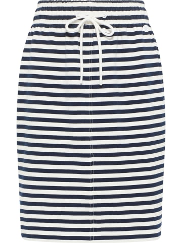 DreiMaster Damen Rock in Marine Weiss