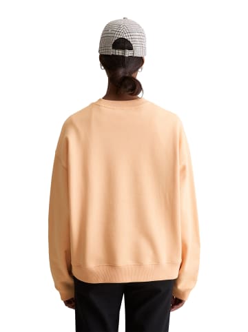 Marc O'Polo DENIM Sweatshirt im College-Stil relaxed in Bleached Apricot