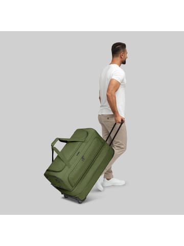 Redolz Duffle Essentials 2-Rollen Reisetasche 70 cm L mit Dehnfalte in olive