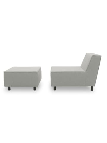 58 aufm Kessel GARTENLOUNGE Set 1 Brandie 146x77x176 mit Outdoorbezug in silber