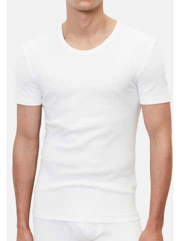 Marc O´Polo Bodywear Unterhemd / Shirt Langarm Iconic Rib Organic Cotton in Weiß
