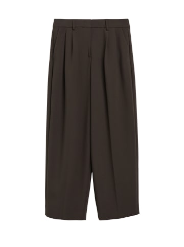 comma Bundfaltenhose in schoko