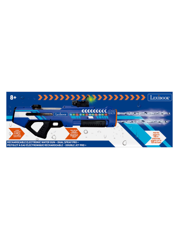LEXIBOOK® Wiederaufladbare Elektronische Wasserpistole mit Licht- und Soundeffekten