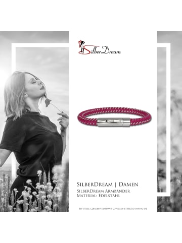 SilberDream Armband Silber Edelstahl (Stainless Steel) ca. 20cm ca. 6mm