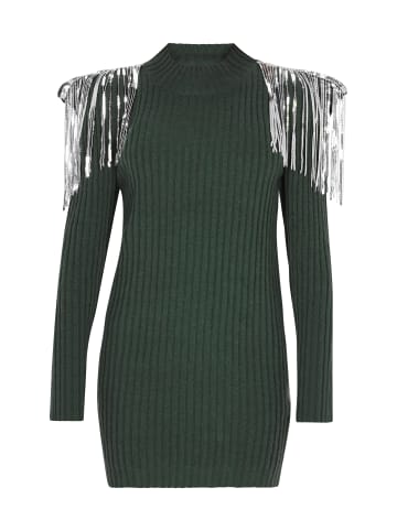 faina Kleid in Dunkelgrün