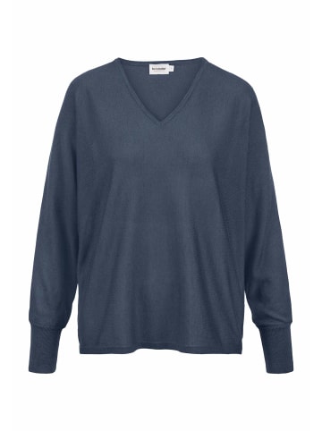 Hessnatur Hessnatur Pullover Oversize aus TENCEL™ Lyocell und Bio-Baumwolle in graphitblau