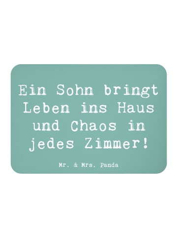 Mr. & Mrs. Panda Magnet Spruch Lebhafter Sohn mit Spruch in Meeresbrise