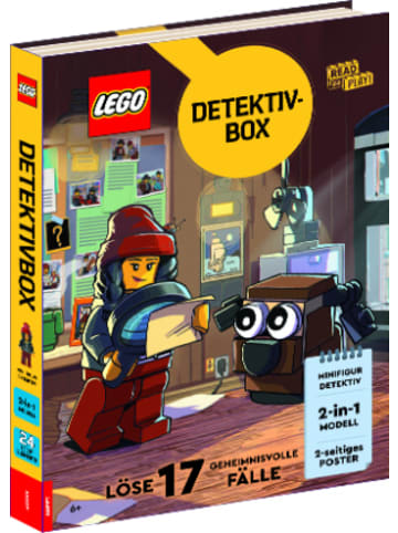 Ameet Buch - LEGO® - Detektivbox - Löse 17 geheimnisvolle Fälle, m. 1 B