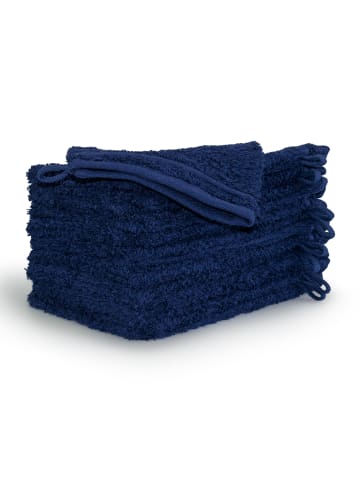 Möve Waschhandschuhset New Classic 10-TLG in deep sea