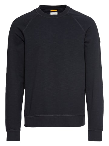 Camel Active Sweatshirt aus reiner Baumwolle in Dunkelblau