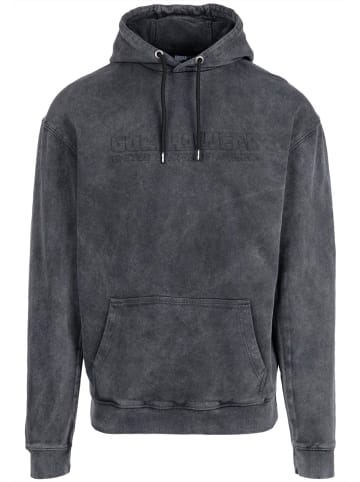 Gorilla Wear Übergroßer Herren-Hoodie - Crowley - Grau Gewaschen
