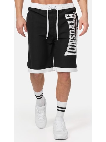 Lonsdale Short "Clennell" in Schwarz
