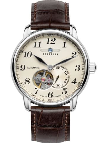 Zeppelin Uhr in Beige