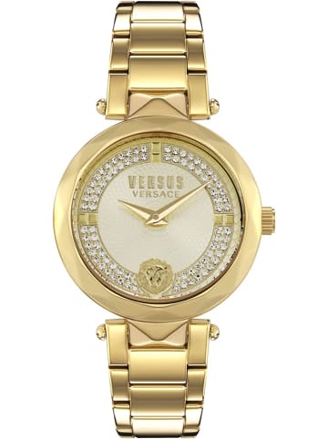 Versus Versace COVENT GARDEN CRYSTAL 36 mm IP YELLOW GOLD CHAMPAGNE DIAL IP in gold