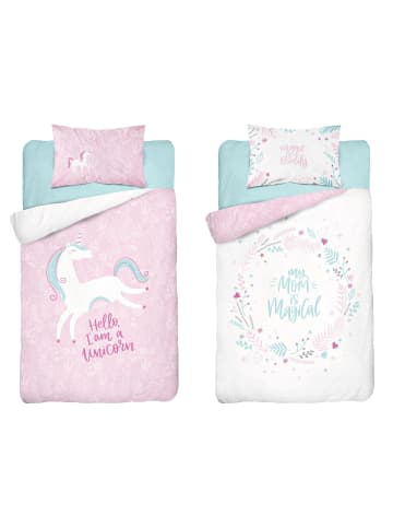 Carpe Sonno Wende-Bettwäsche Set Magic Mom in Rosa