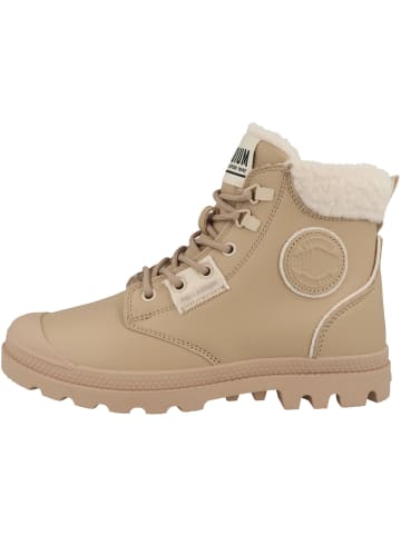 Palladium Schnürboots Pampa Hi Snow Warm in beige